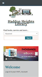 Mobile Screenshot of haddonheightslibrary.com